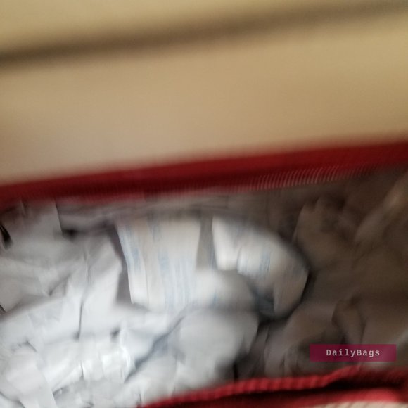 BEAUTIFUL LIZZIE MEDIUM BACKPACK KATE SPADE PARCHMENT RED DISNEY COLLECTION NEW - Picture 8 of 10